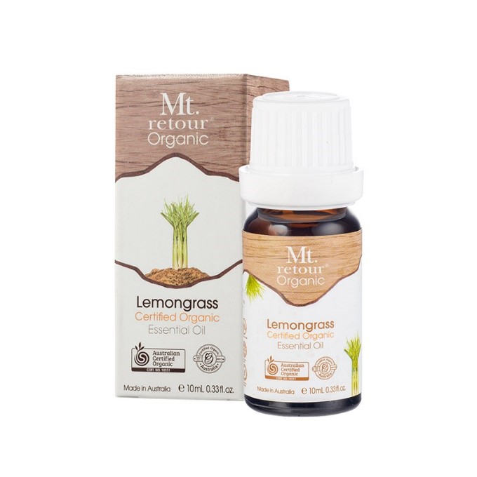 Lemongrass Certified Organic Essential Oil (MR24) 10mL
