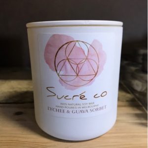 Sucre Co Candles Lychee and Guava Sorbet