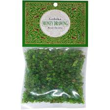 Money Drawing Resin Incense (Goloka)