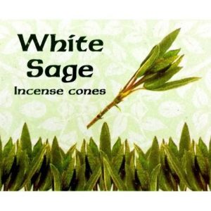 White Sage Incense Cones (Kamini)