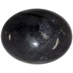 Iolite palm stone