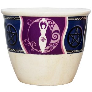 Goddess Print small smudge bowl