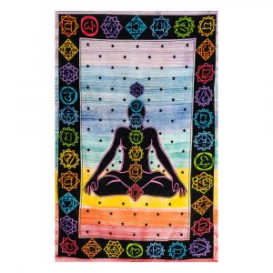 Chakra Print Hand Brush Tapestry